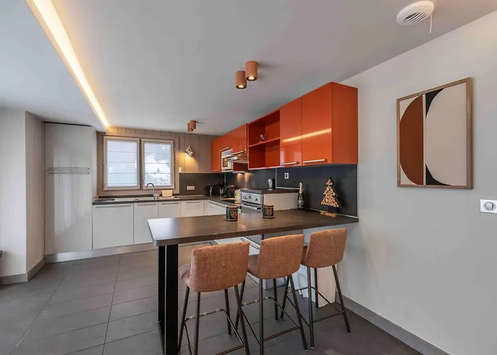 Abondance : Grand Raffine A Avec Parking Et Wifi - Fr-1-563-14 Lägenhet